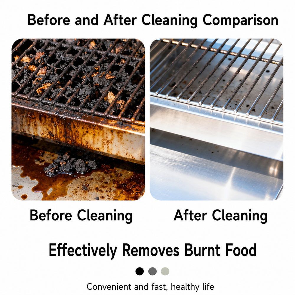 Bristle-Free Motorized BBQ Grill Brush, 350RPM Cordless Rechargeable Electric Grill Cleaner with LED Light, 304 Stainless Steel Roller, Dishwasher Safe (Brown)
